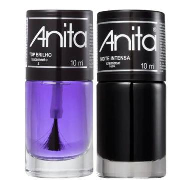 Imagem de Esmalte Noite Intensa + Top Brilho 10ml Anita