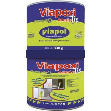 Imagem de Viapol Adesivo Estrutural Viapoxi Tix Compound 1 Kg