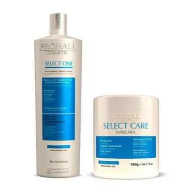 Imagem de Select One Prohall 1 Litro + Máscara Select Care 500g - Prohall Cosmet