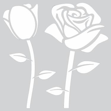Imagem de Adesivo Rosa - 1 cor - Leo Publicidade, Branco