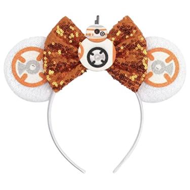 Imagem de CLGIFT Star Wars Mickey Ears, Black Darth Vader Minnie Ears, Storm Trooper Ears (BB8)