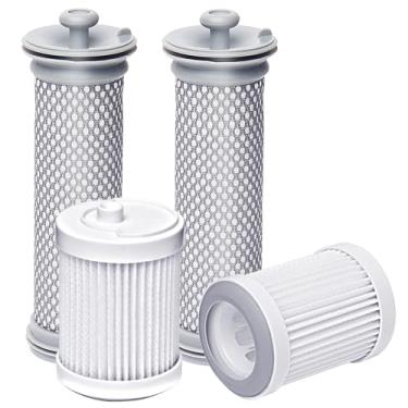 Imagem de Filtro de reposição A10 para aspirador de pó sem fio Tineco A10 A11 Hero, A10 A11 Master PURE ONE S11, PWRHERO11 Snap Aspirador de pó sem fio, 2 pré-filtros e 2 filtros HEPA a vácuo