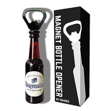 Imagem de Abridor de garrafa de cerveja magnético figura bar geladeira decoração exclusiva coleção de presentes de aniversário (Hoegaarden)