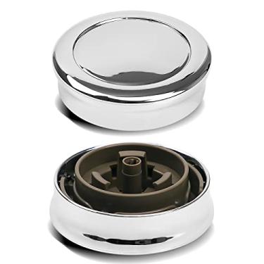 Imagem de Botão de substituição DC97-18058C para lavadora/secadora Samsung DV10K6500EV DVE45M5500W DVG45N5300F, botão de controle de aparelho de lavanderia substitui DC97-18058A DC97-18058B, pacote com 2