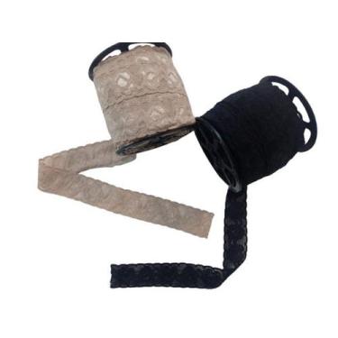 Imagem de Renda Safira 34 P/ Acabamento Zanotti Rolo 25m X 32mm F05, Canela