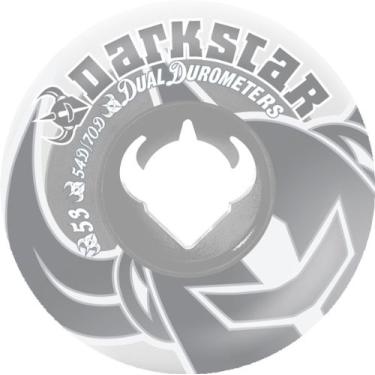 Imagem de Darkstar Rodas de ícone, cinza/branco, 133 polegadas