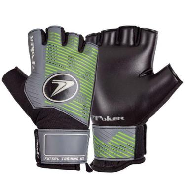 Imagem de Luva de Goleiro Futsal Adulto Super Grip Training Neo Poker 01092, Pre
