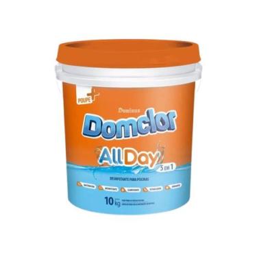 Imagem de Cloro Para Piscina Domclor Allday 5 em 1 Balde 10kg