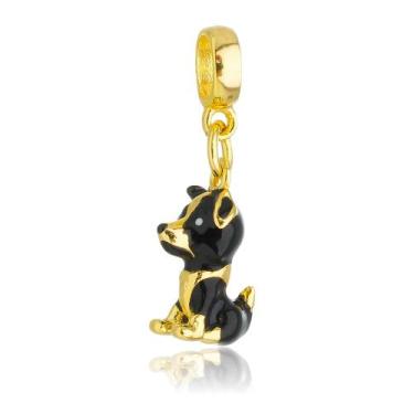 Imagem de Berloques Raças Cachorro Cachorrinho Banhado a Ouro 18k - WORK SEMIJOI