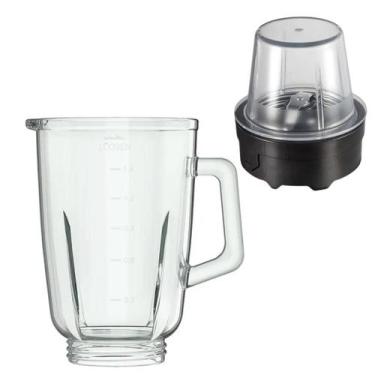 Imagem de Kit Moedor Jarra Vidro liquidificador Electrolux ebs20 ebs30