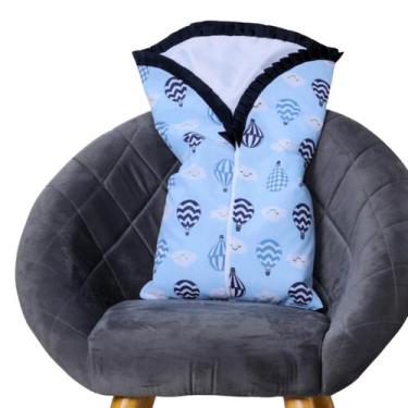 Imagem de Saco de Dormir para Bebê Inverno Estampado Acolchoado com Zíper 100% A