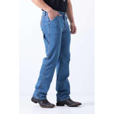 Imagem de Calça Jeans Nelore Country Infantil Carpinteiro Masculino , Delavê, 10