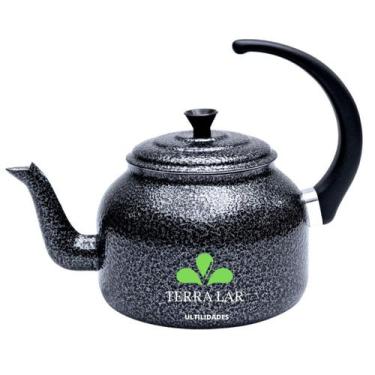 Imagem de Chaleira Grande Bule Fervedor Para Chá Café Leite Alumínio - Terra Lar