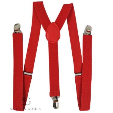 Imagem de Suspensório Vermelho Adulto Para Padrinhos e Eventos - Hero Men