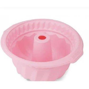 Imagem de Forma de Silicone para Bolo ou Pudim - WINCY CASA, Rosa