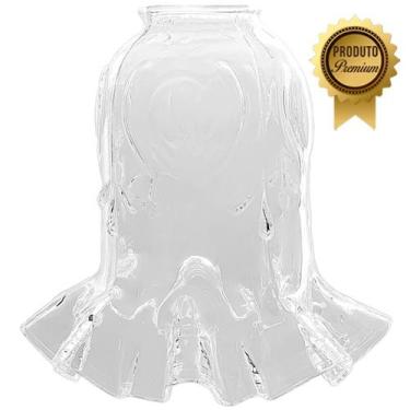 Imagem de Tulipa Rei Gold Com Colar Transparente P/ Pendente Lustre - CM GLASS -