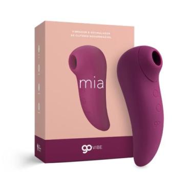 Imagem de Go Vibe Mia Sugador de Clitóris e Vibrador 12,3cm x 5,5cm 7 Intensidad