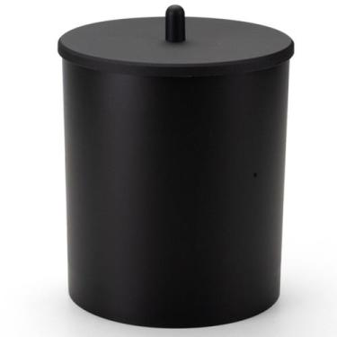 Imagem de Lixeira de Pia Bancada Chão Banheiro Cozinha Lavabo Com Tampa Luxo 5 L