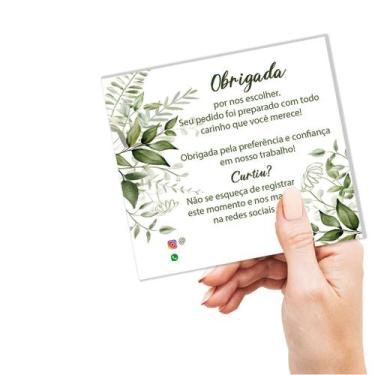 Imagem de 25 Cartão agradecimento Cliente pela compra, mimo,  Diversos - Teodoro