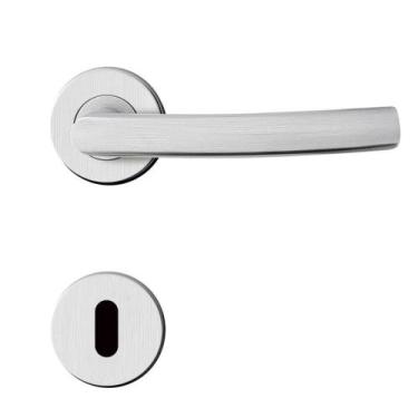 Imagem de Fechadura Interna Aço Inox MI620 ST2 R234 55mm Roseta Escovada Smile I