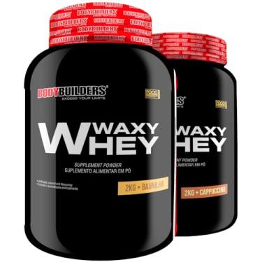 Imagem de Kit 2x Whey Protein Waxy Whey Bauniha e Cappuccino 2kg - Bodybuilders