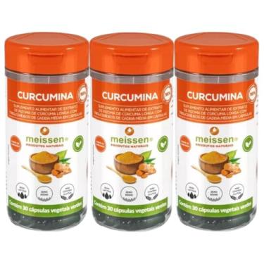 Imagem de 3x Curcumina 30 Cáps Meissen -triglicerídeos De Cadeia Média
