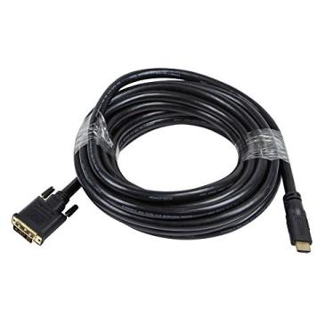 Imagem de Monoprice Cabo adaptador HDMI para DVI de alta velocidade 22AWG CL2 de 7,6 m - Preto
