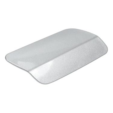 Imagem de A ABSOPRO Tampa do bocal da arruela do farol do para-choque dianteiro direito Nº 51117282912 Tampa do bocal de acabamento do para-choque para BMW 640i 2012-2015 tom prateado