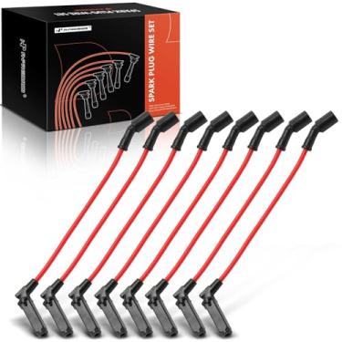 Imagem de A-Premium Conjunto de 8 fios de vela de ignição compatível com Chevrolet Silverado 2500 HD Classic/3500 Classic, Avalanche 2500, C4500/C5500/C6500/C7500 Kodiak e GMC Sierra 2500 HD, GMC Yukon XL 2500