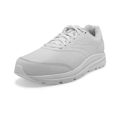Imagem de Brooks Tênis de caminhada masculino Addiction Walker 2 - largura estreita, Branco/Branco, 10 X-Wide