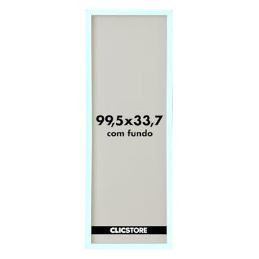 Imagem de Moldura para Quebra Cabeça Grow Puzzle 1500 peças 33,7x99,5 cm Decoração Quadro Parede Escritório Game Office sem Vidro (Branco)