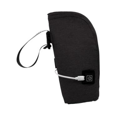 Imagem de Esquirla Bolsa aquecedora de mamadeira para amamentação, bolsa para guardar leite de bebê, bolsa para mamadeira, para ambientes internos e externos, Preto