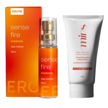 Imagem de Clareador Virilha Axila e Perfume Mulher Feromonio Sedução - Mivs