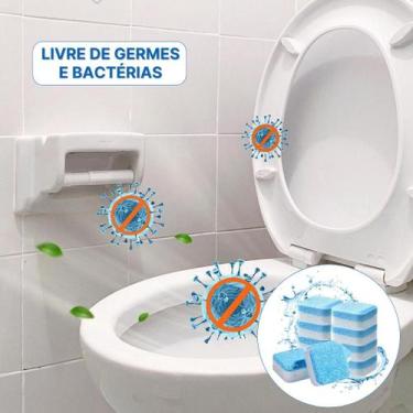 Imagem de 6 Pastilha Higienização Vaso Sanitário, Pia, Banheira, Mictório, Kit p