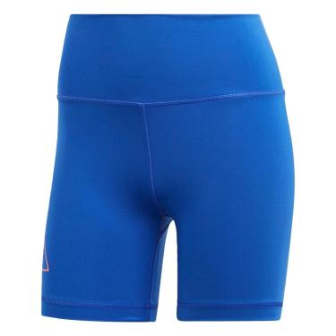 Imagem de Bermuda Legging Treino Cós Alto Optime Hyperbright-Azul Adidas-Feminino