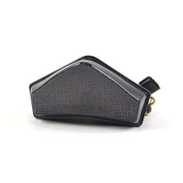 Imagem de zurio Lanterna traseira de LED fumê compatível com Triumph Speed Triple Sprint ST 2005-2007, Tiger 2007-2010, luz traseira de freio de seta, acessórios de substituição integrados para motocicleta