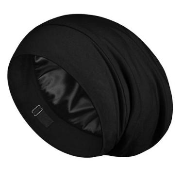 Imagem de Boné de Dormir de Seda LULUSILK 100% Amora - Para Homens e Mulheres