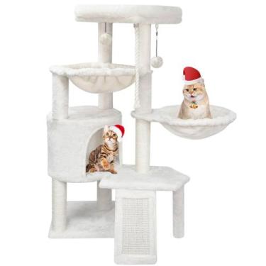 Imagem de Casa para Gatos Wang Xin de 3 Andares com Condo e 2 Redes