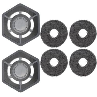Imagem de BuleVina Peças de reposição de placa de esfregão compatíveis com Deebot N9+ para Yeedi Mop Station tanque de água robô aspirador de pó suporte de pano de limpeza
