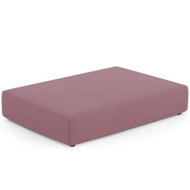 Imagem de Puff Pet Cama Estofada Para Cachorro Marley L02 Suede Rosê - Inoviza