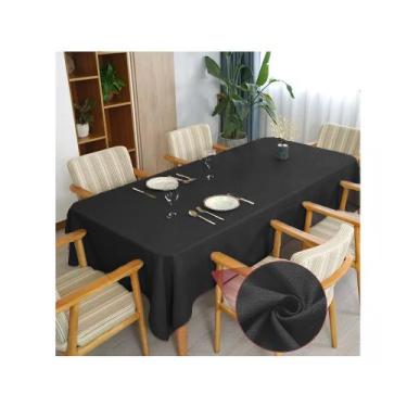 Imagem de Toalha Mesa Retangular Tecido Rustico Lavável 2,50 X 1,40m - Casa Arma