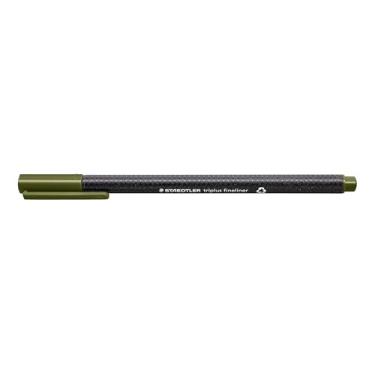 Imagem de Caneta Porosa 0.3mm Staedtler Triplus Fineliner Olive Green 334-57 com 10 Unidades