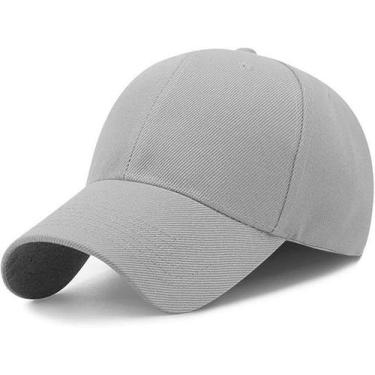 Imagem de Boné de BeiseBol Liso Aba Curva Esportivo Unissex Para Corrida Caminha