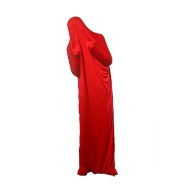 Imagem de É um vestido de dança com meias sensoriais elásticas para reuniões anuais no campus, meias sensoriais para crianças e adultos com autismo (vermelho, altura (60-63))
