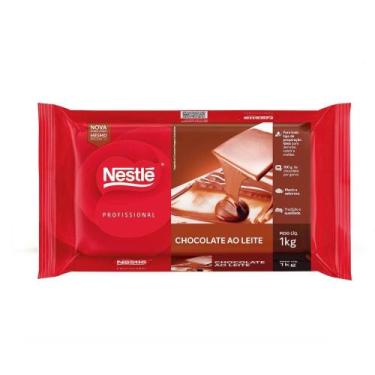 Imagem de Chocolate em Barra Ao Leite 1kg - Nestlé - Nestle, Chocolate ao Leite