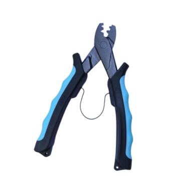 Imagem de simhoa Pisador de crimpagem de pesca, ferramenta de crimpagem de arame com alça ergonômica, alicate de pesca, ferramenta de Crimper à mão