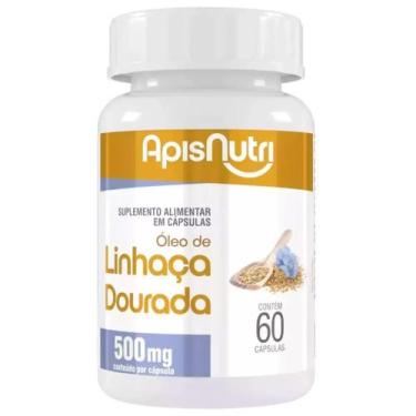 Imagem de Óleo De Linhaça 500mg 60 Cáps - ApisNutri