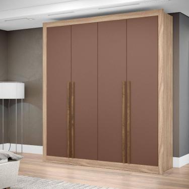 Imagem de Guarda Roupa Solteiro 4 Portas Cannes Maxel Móveis