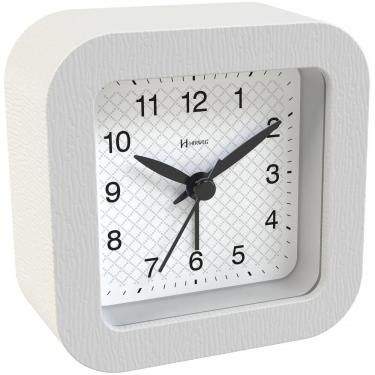 Imagem de Despertador Quartz Herweg Ref: 2655-021 Branco Quadrado