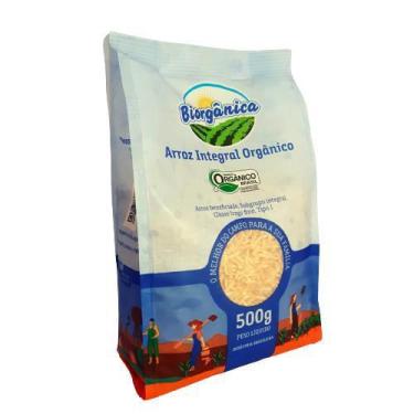 Imagem de Arroz Agulhinha Integral Orgânico Biorgânica 500G